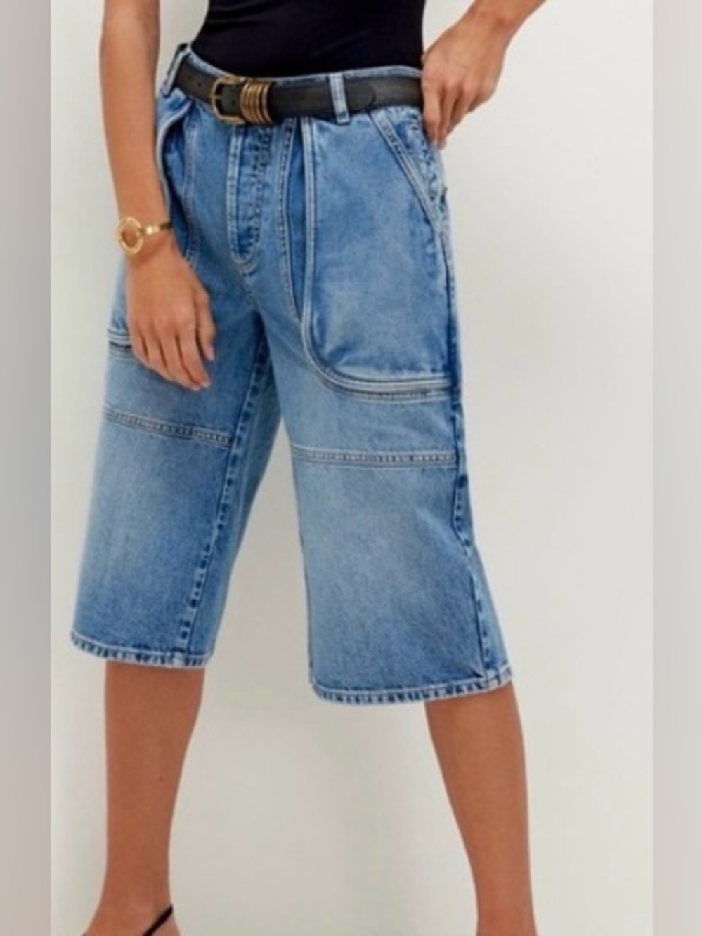 Free People We the Free Havasu Slouchy Cropped Jeans